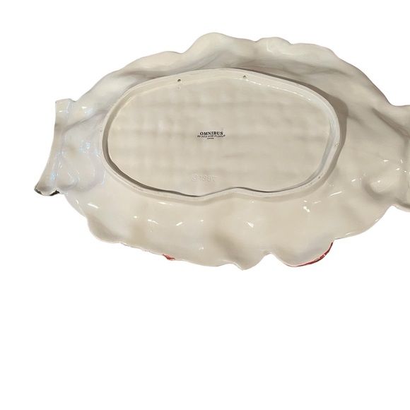 Omnibus by Fitz and Floyd plate, platter, cream and sugar - Picture 6 of 13